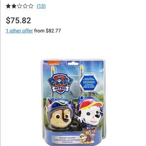 Paw patrol walkie talkie